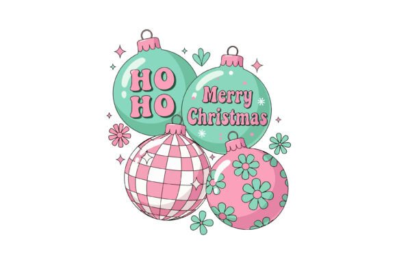Cute Retro Christmas Ornament Art Review