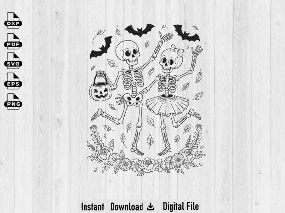 Halloween Svg Dancing Skeletons Review
