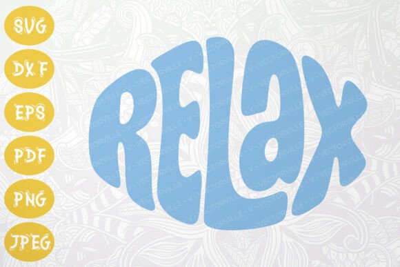 Relax Wave SVG for Calm Craft Projects