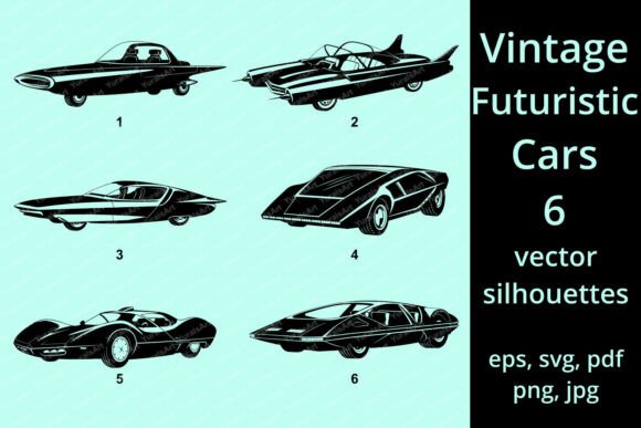 Retro Futuristic Cars Silhouettes Embroidery Review