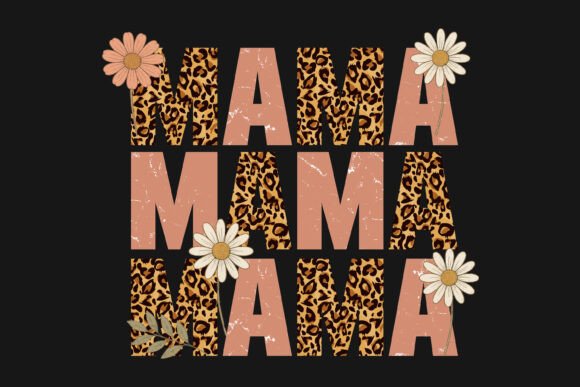 Retro Leopard Floral Mama Print Embroidery Review