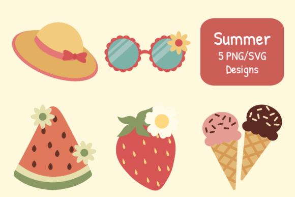 Retro Summer Fun Icon Bundle Review