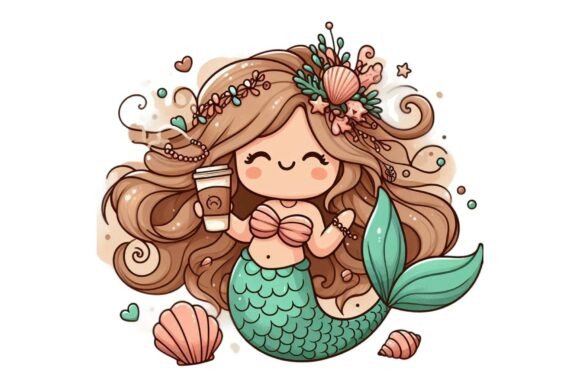 Review: Trendy Humorous Retro Mermaid Vector