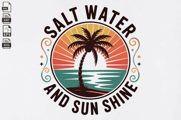 Salt Water and Sun Shine Retro Beach Embroidery Review