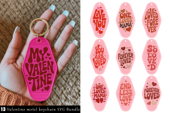 Valentine Motel Keychain SVG Bundle Review